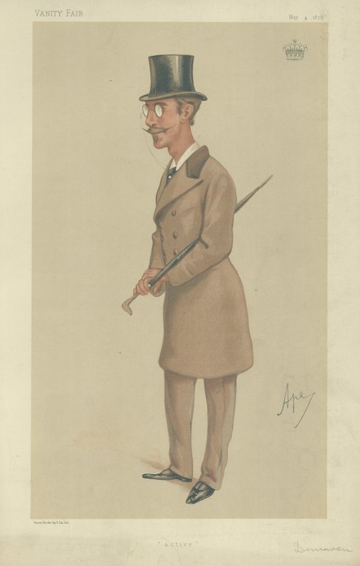 Dunraven Kontu ve Earl Dağı by Carlo Pellegrini