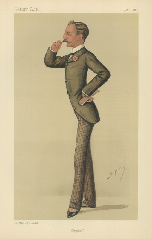 Saygıdeğer Sidney Herbert (renkli taş) by Carlo Pellegrini
