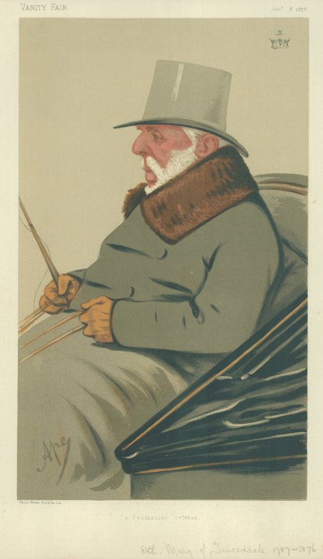 Tweddale Marquis, Bir Yarımadalı Kıdemli, 8 Ocak 1876, Vanity Fair karikatürü by Carlo Pellegrini