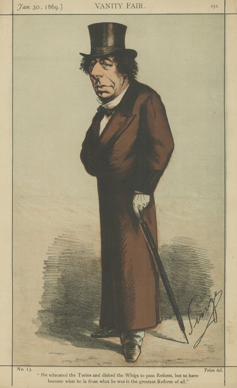 Çok Saygıdeğer Benjamin Disraeli by Carlo Pellegrini
