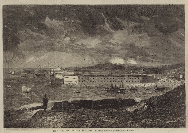 Sivastopol, Kuşatmadan önce Fort St Nicholas by Carol Bossoli