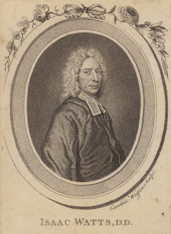 Isaac Watts, İngiliz Hıristiyan bakanı, ilahi yazarı ve ilahiyatçı by Caroline Watson