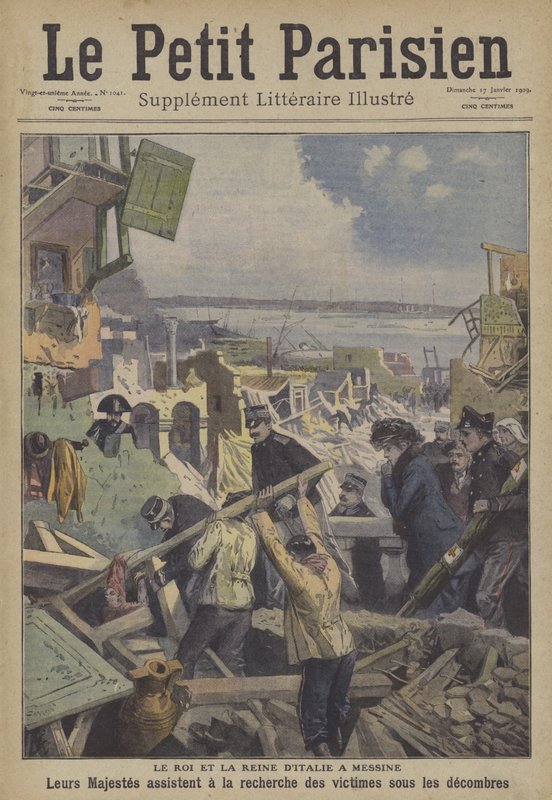 1908 Messina Depremi, İtalya by Carrey
