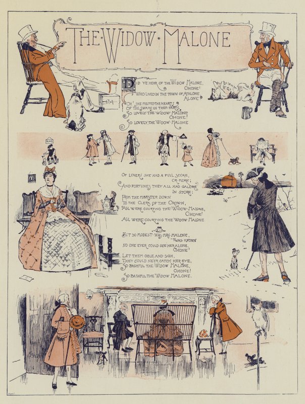 Dul Malone, Charles Lever by Cecil Charles Windsor Aldin