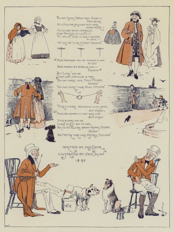 Dul Malone, Charles Lever by Cecil Charles Windsor Aldin