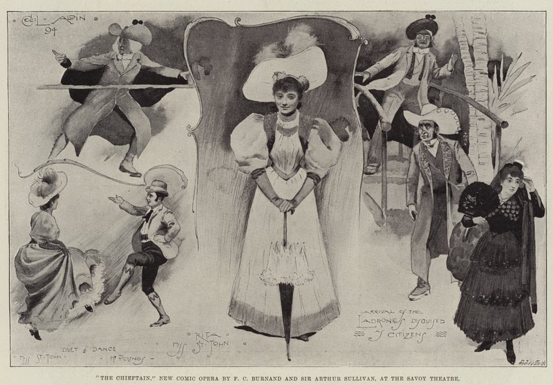 The Chieftain, FC Burnard ve Sir Arthur Sullivan