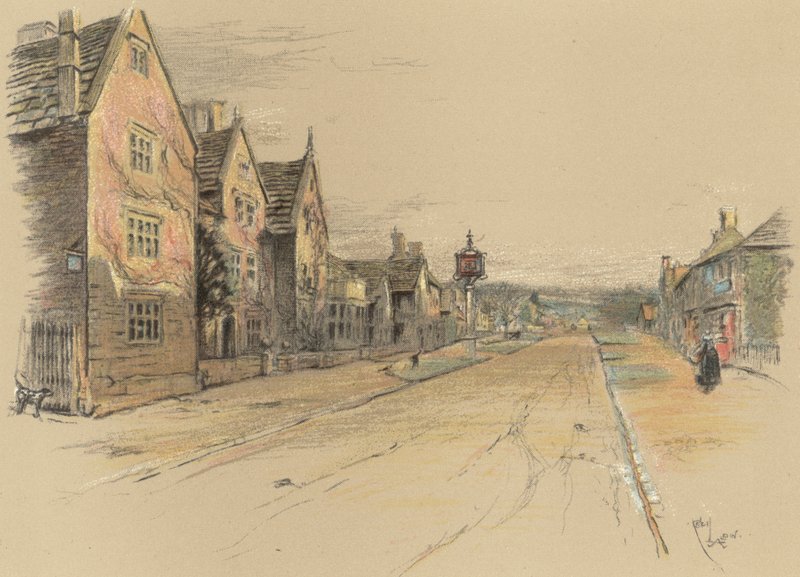 Lygon Kolları, Broadway by Cecil Charles Windsor Aldin