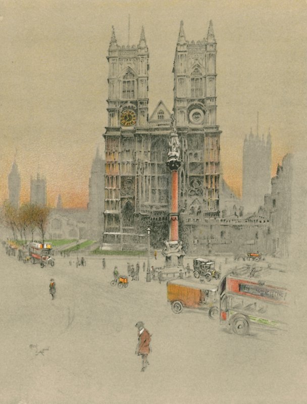 Westminster Manastırı by Cecil Charles Windsor Aldin