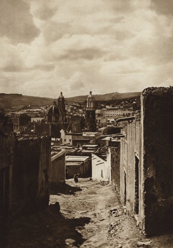 Meksika: Zacatecas (s/b fotoğraf) by Cecile Seler Sachs