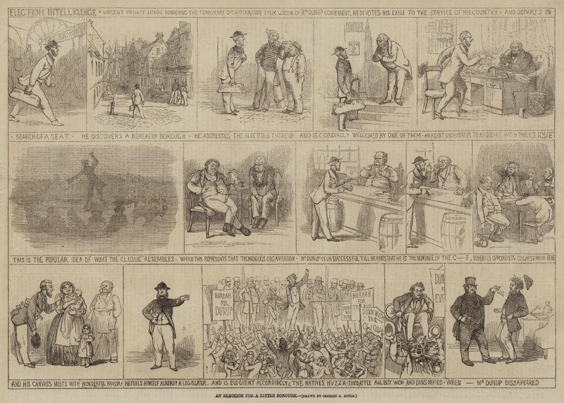 Küçük Bir İlçe Seçimi by Charles Altamont Doyle