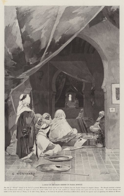Wazan, Fas Büyük Şerif Divanı by Charles Auguste Loye