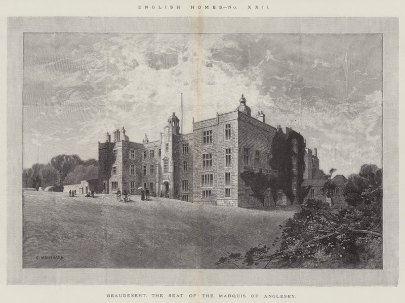 Beaudesert, Anglesey Markisinin Koltuğu by Charles Auguste Loye