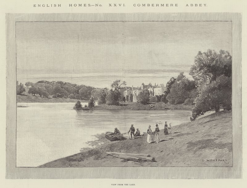 Combermere Manastırı by Charles Auguste Loye