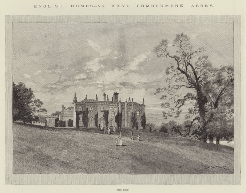 Combermere Manastırı by Charles Auguste Loye