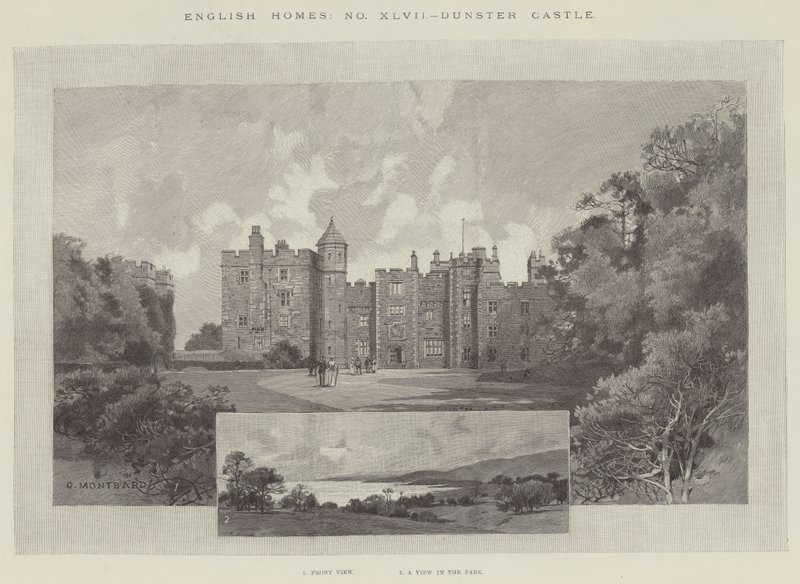 Dunster Kalesi by Charles Auguste Loye