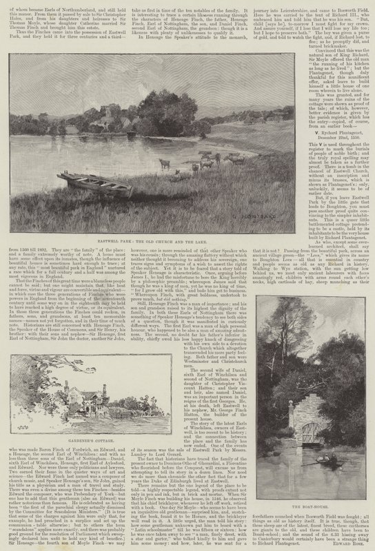 Eastwell Parkı by Charles Auguste Loye