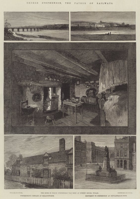 Demiryollarının Babası George Stephenson by Charles Auguste Loye