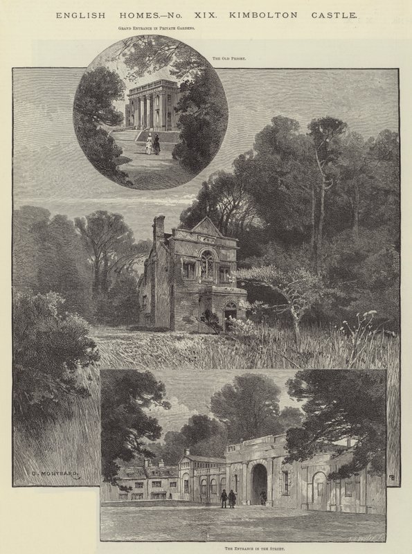 Kimbolton Kalesi by Charles Auguste Loye
