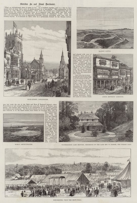 Dorchester ve Hakkında Eskizler by Charles Auguste Loye