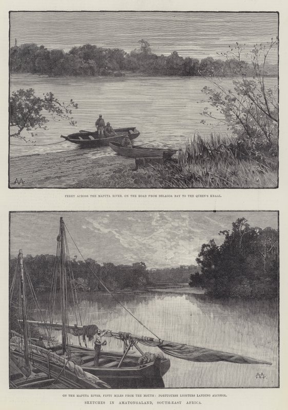 Amatongaland, Güneydoğu Afrika'daki Eskizler by Charles Auguste Loye