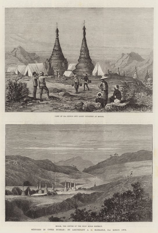 Sketches in Upper Burmah  by Charles Auguste Loye
