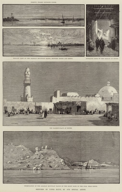 Yukarı Mısır Eskizleri by Charles Auguste Loye