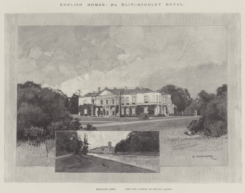 Studley Kraliyet by Charles Auguste Loye