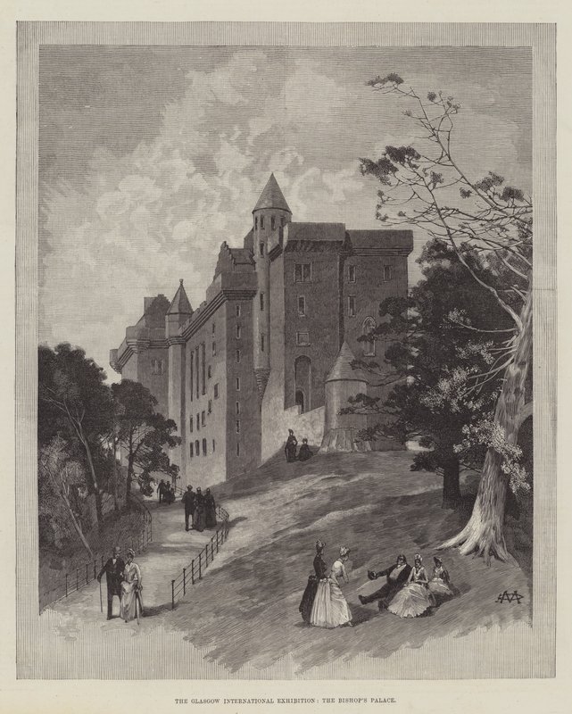 Glasgow Uluslararası Sergisi, Piskoposluk Sarayı by Charles Auguste Loye