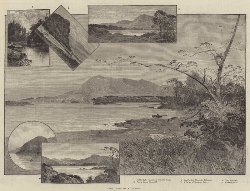 Killarney Gölleri by Charles Auguste Loye