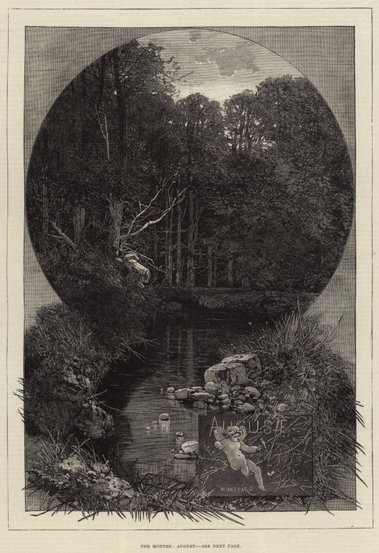 aylar, ağustos by Charles Auguste Loye