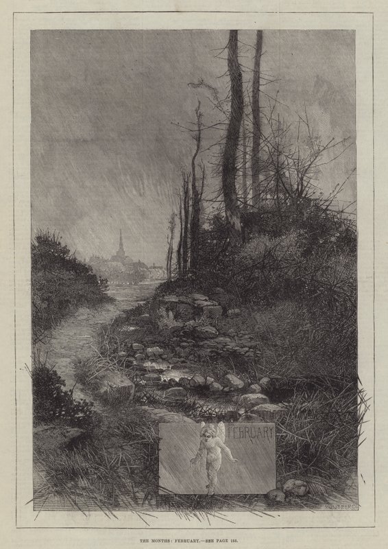 Aylar, Şubat by Charles Auguste Loye