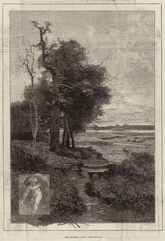 Aylar, Temmuz by Charles Auguste Loye