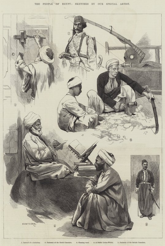 Mısır Halkı by Charles Auguste Loye