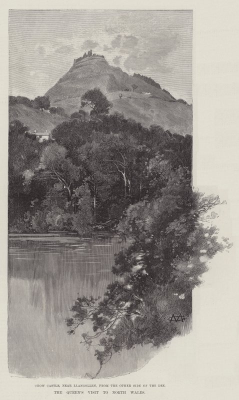 ಉತ್ತರ ವೇಲ್ಸ್ ಟರ್ಕಿಗೆ ರಾಣಿಯ ಭೇಟಿ by Charles Auguste Loye