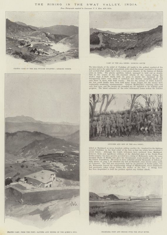Hindistan, Swat Vadisi'ndeki Yükseliş by Charles Auguste Loye