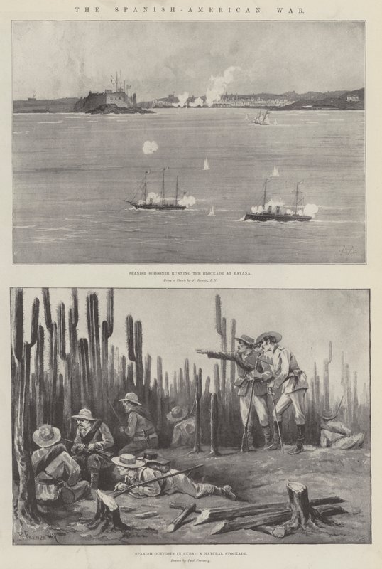 İspanyol-Amerikan Savaşı by Charles Auguste Loye
