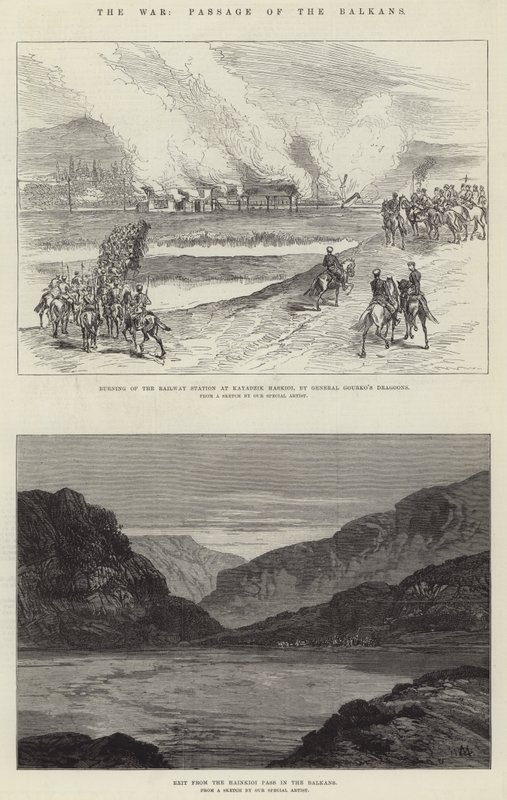 Savaş, Balkanların Geçişi by Charles Auguste Loye