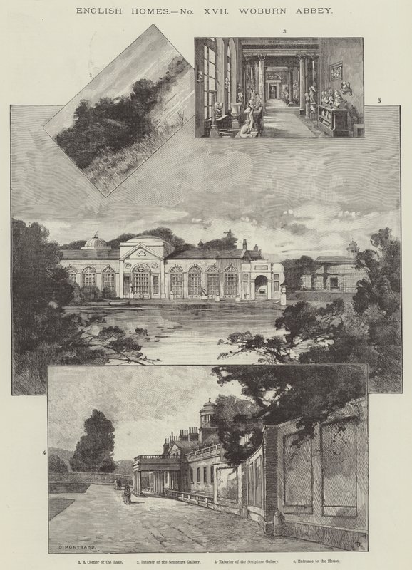 Woburn Manastırı by Charles Auguste Loye