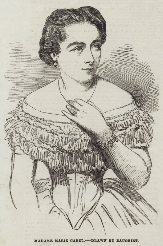 Madam Marie Cabel by Charles Baugniet