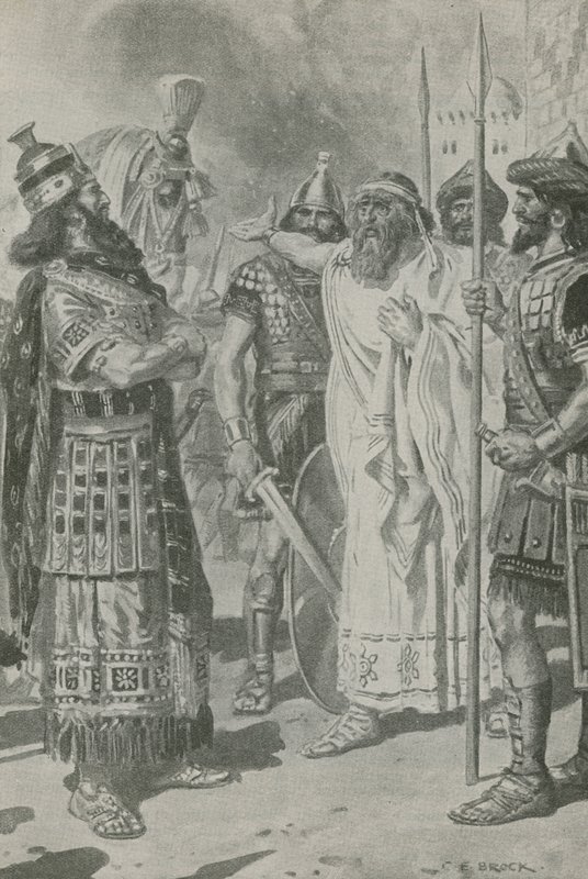 Croesus ihagaze mu gicucu cyurupfu by Charles Edmund Brock