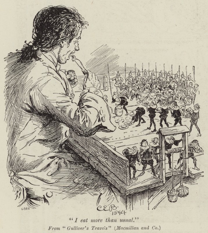 normalden fazla yiyorum by Charles Edmund Brock