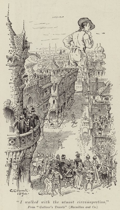 son derece ihtiyatlı yürüdüm by Charles Edmund Brock