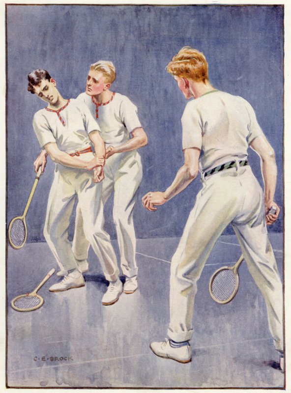 Dewhurst turned white and faint with pain  by Charles Edmund after Brock