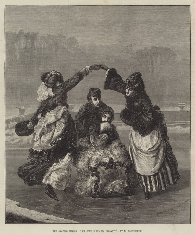 Paten Mevsimi, Geçerken Bir Bakış by Charles Edouard Boutibonne