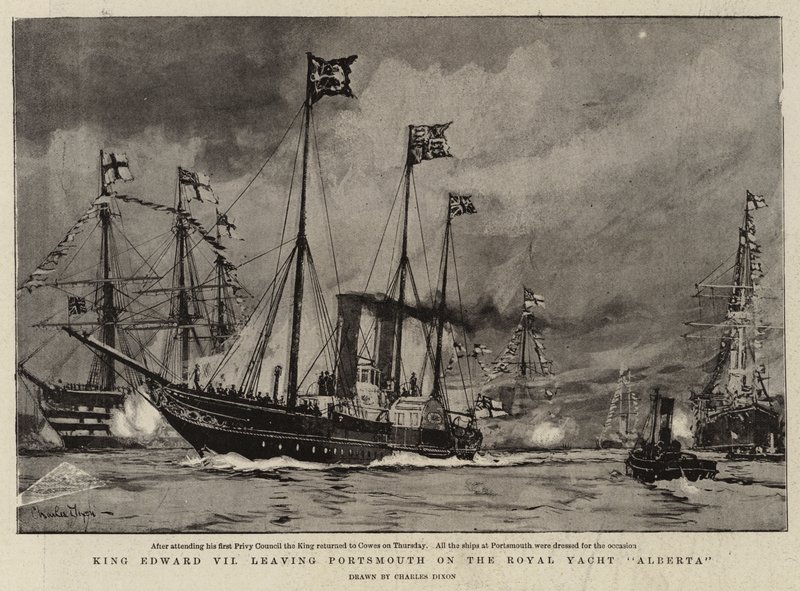 King Edward VII, Royal Yacht Alberta