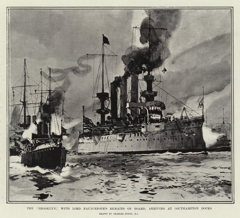 Brooklyn, Lord Pauncefote ile Gemide Kalıyor, Southampton Docks