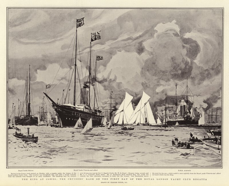 The King at Cowes, Royal London Yacht Club Regatta