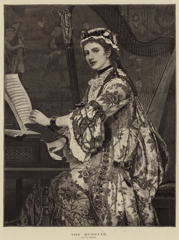 Müzisyen by Charles Edward Perugini
