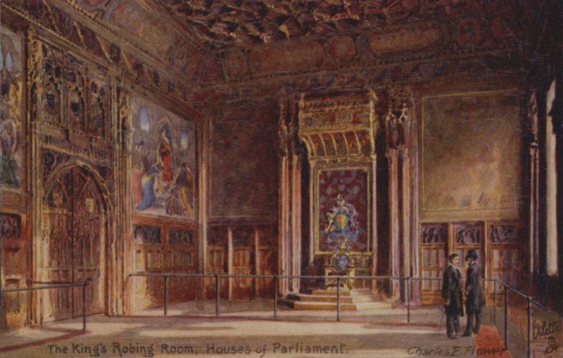 Kral soyunma odası by Charles Edwin Flower