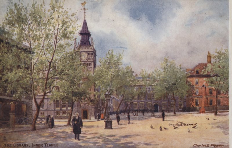 Kütüphane, İç Tapınak by Charles Edwin Flower